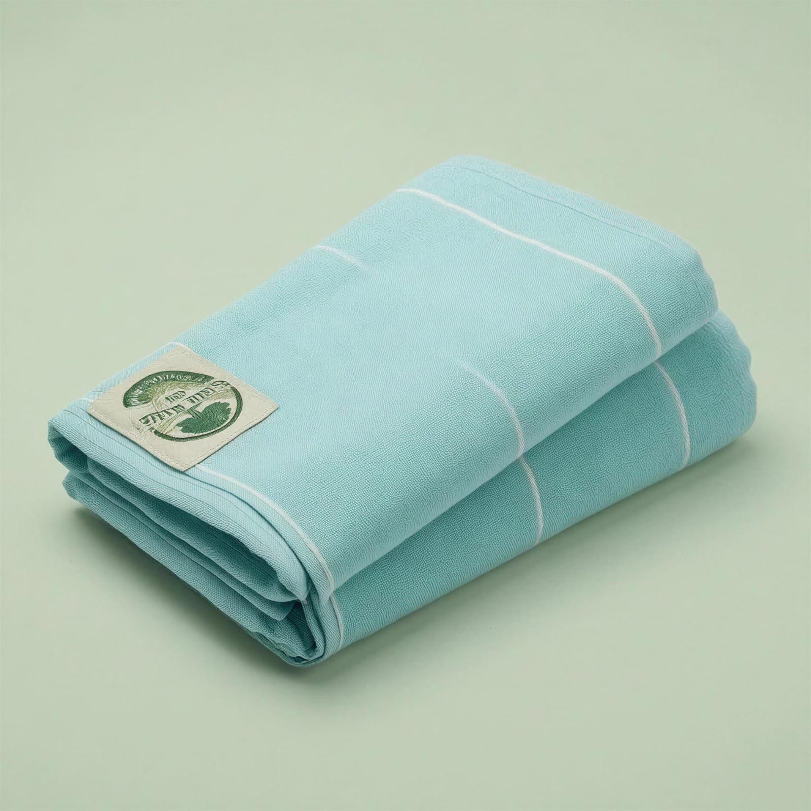 Premium Bamboo Towel – Aqua Blue