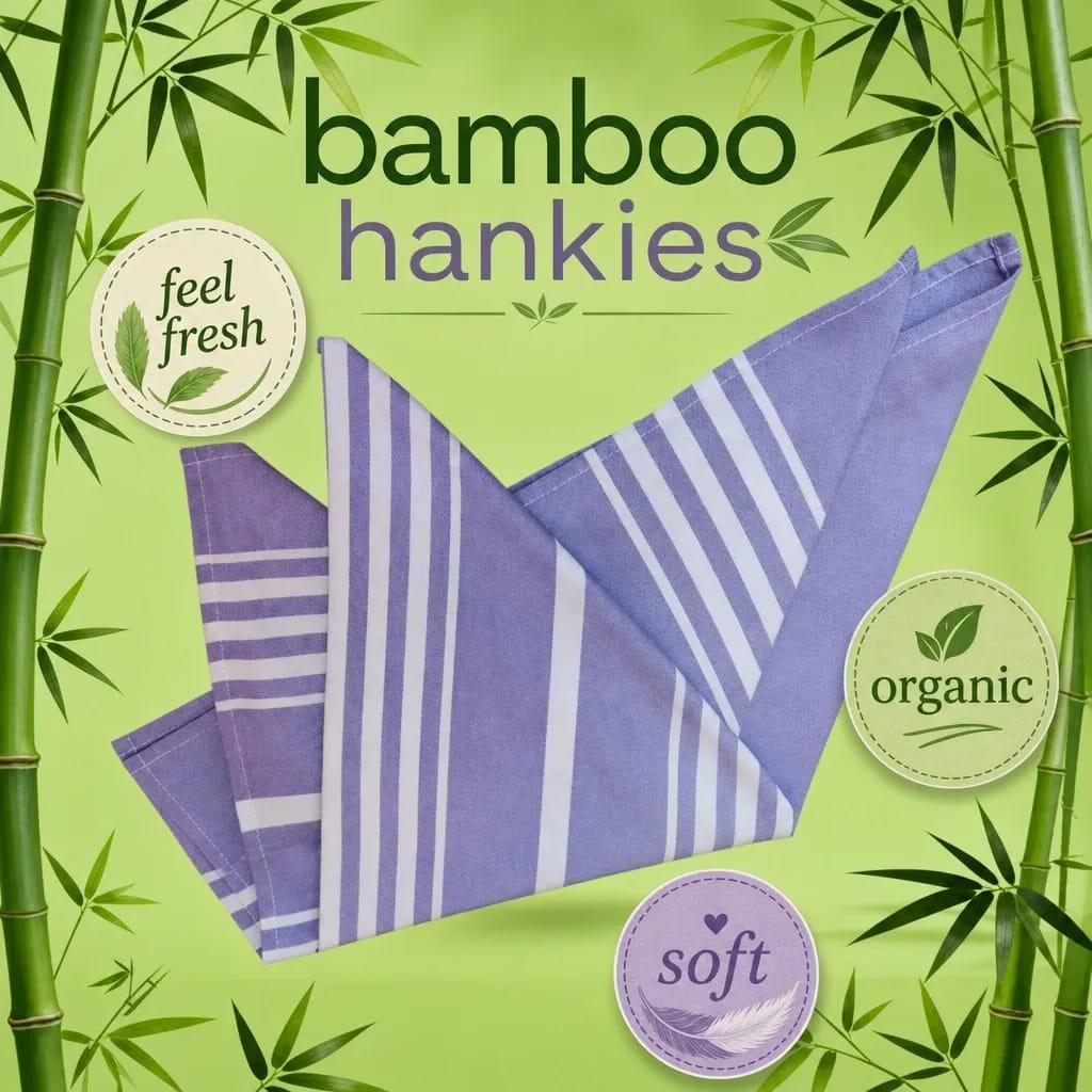 Bamboo Hankies – Purple